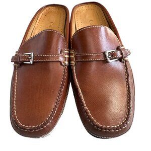 Cole Haan Womens Mules Shoe Size 7 Brown Leather New Slides Comfort Shoe